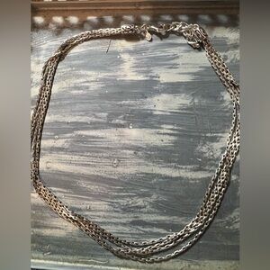 💍 Chic Silver Layered Necklace